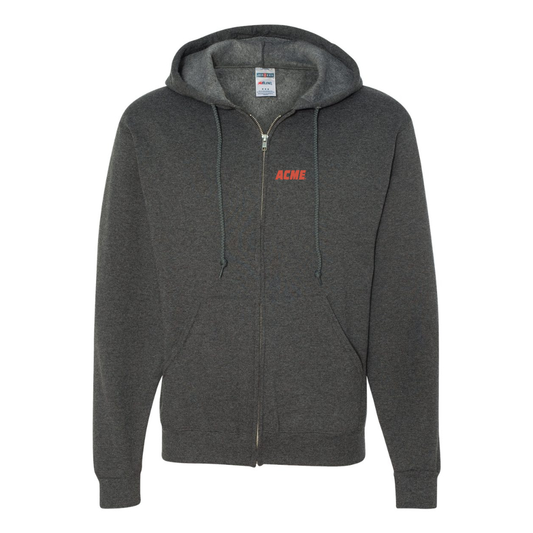 Men's ACME Logo JERZEES NuBlend Full-Zip Hooded Sweatshirt