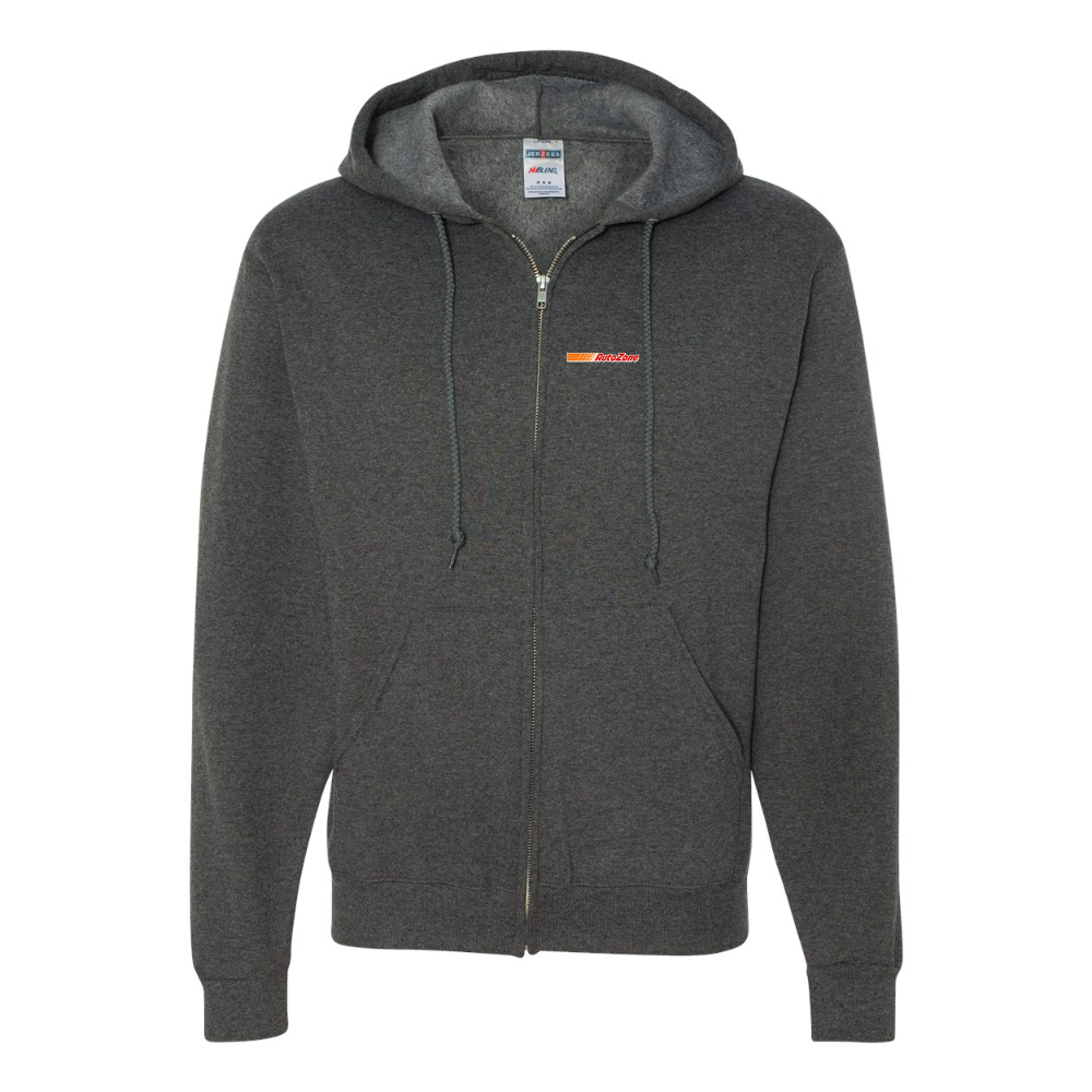 Men's AutoZone Logo JERZEES NuBlend Full-Zip Hooded Sweatshirt