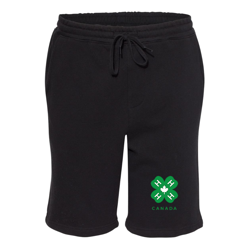 Men's 4H Canada Logo Independent Trading Co Midweight Fleece Shorts