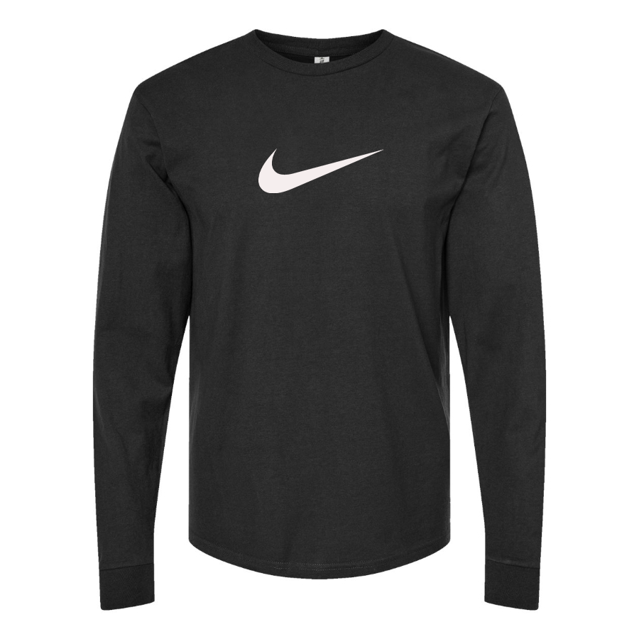 Youth Nike Wave Logo Cotton Long Sleeve T-Shirt
