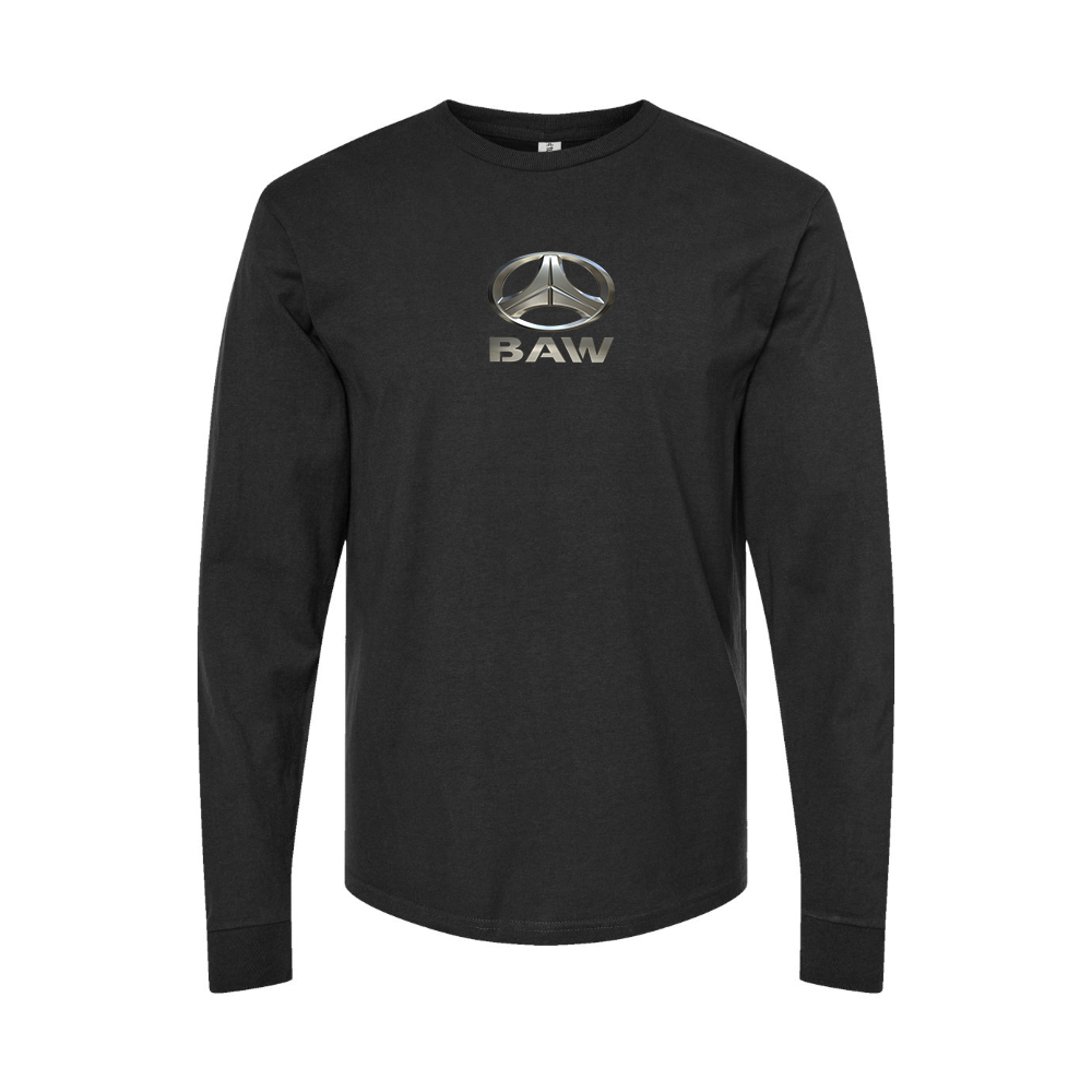 Men's Beijing Automobile Works Logo Long Sleeve T-Shirt