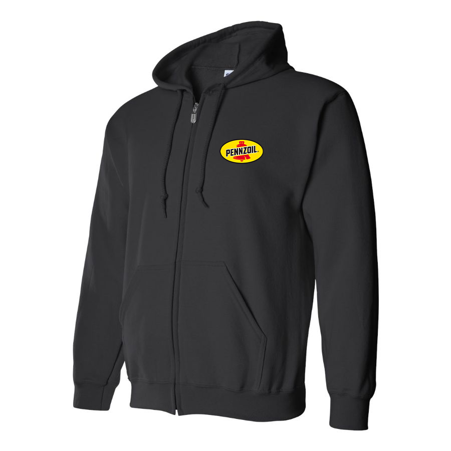 Men's Pennzoil Logo Zipper Hoodie