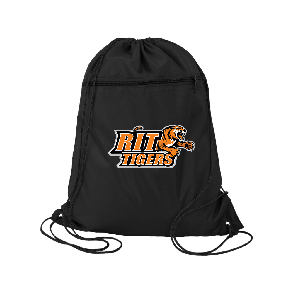 RIT Tigers Logo Q-Tees - Polyester Cinchpack