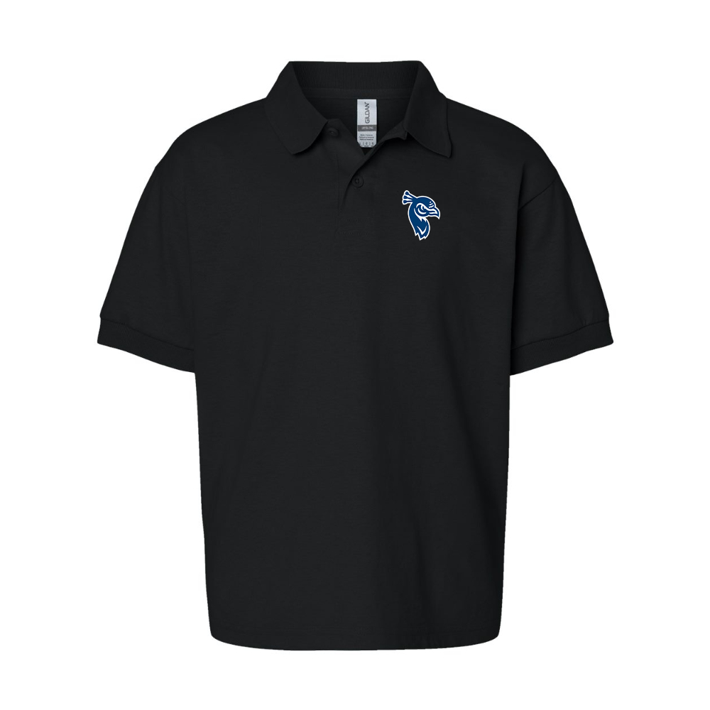 Youth Saint Peters Peacocks Logo Gildan Dry Blend Jersey Polo