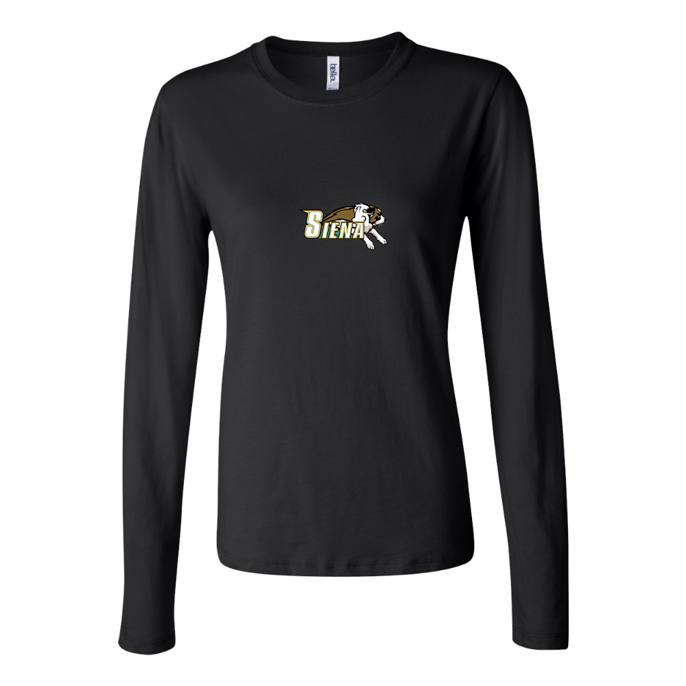BELLA CANVAS Women’s Siena Saints Logo Jersey Long Sleeve Tee