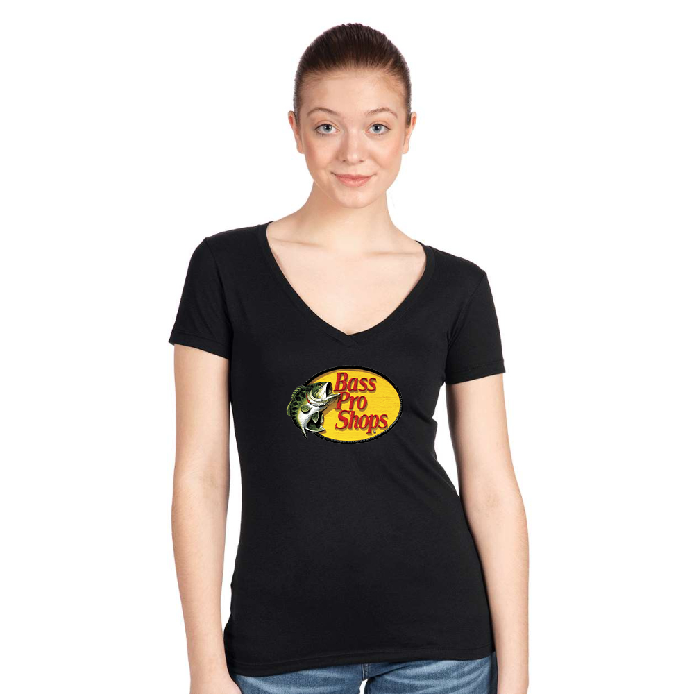 Women's Bass Pro Shops Logo Next Level V-Neck T-Shirt