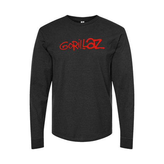 Youth Gorillaz Logo Cotton Long Sleeve T-Shirt
