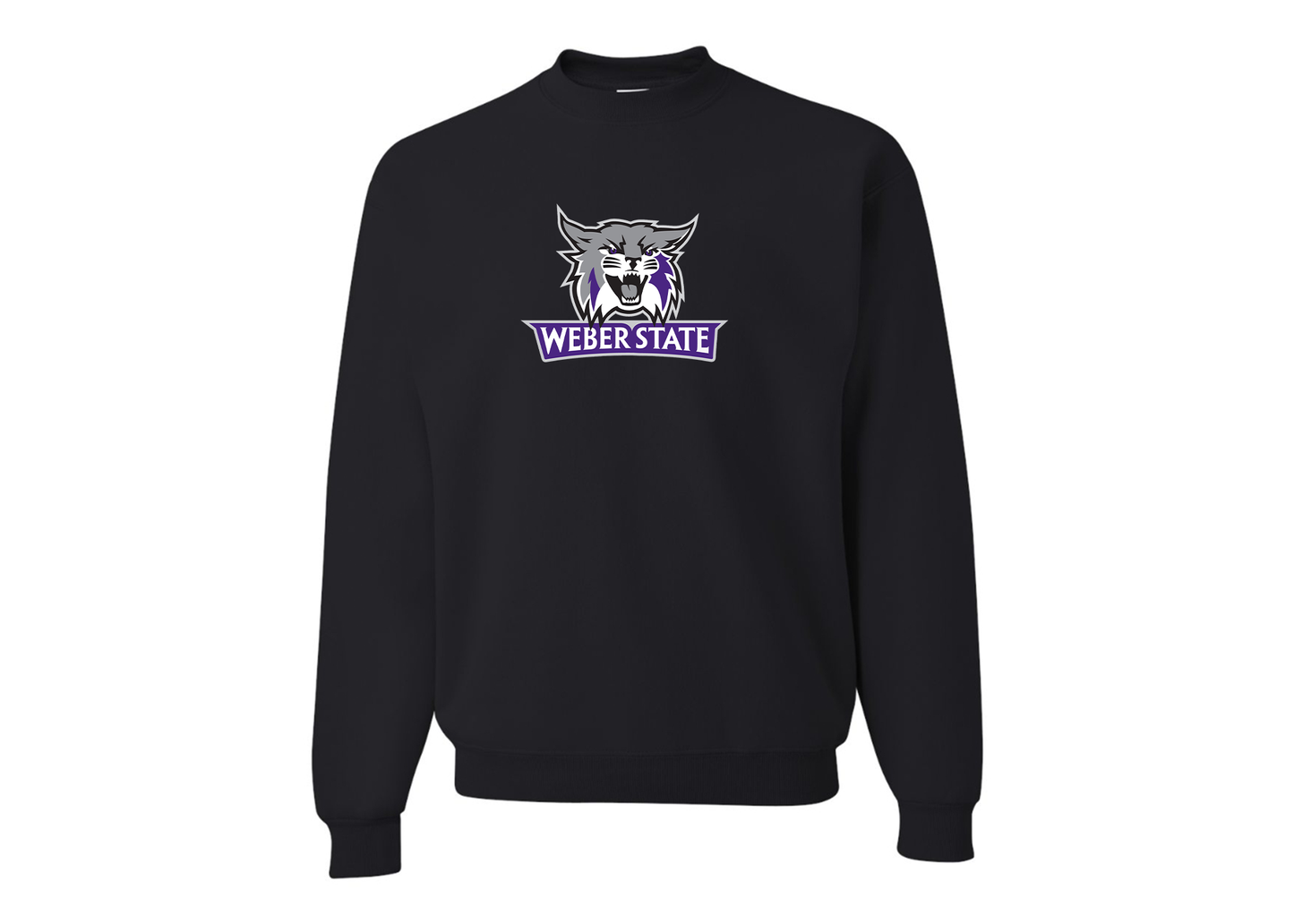 Men's Weber State Wildcats JERZEES NuBlend Crewneck Sweatshirt