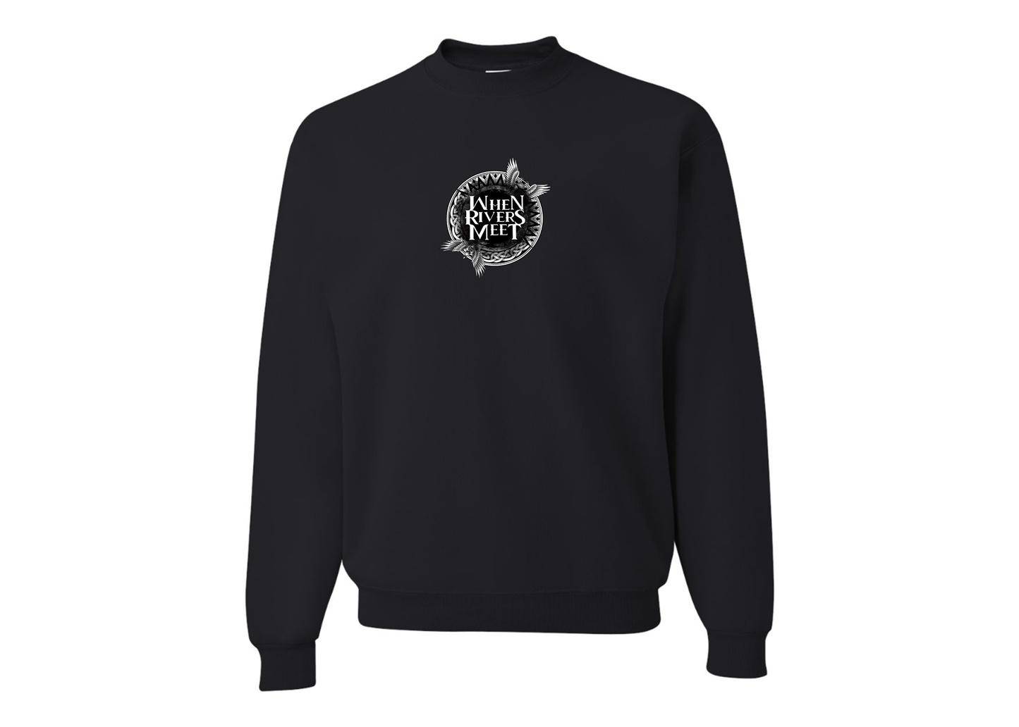 Men's When Rivers Meet JERZEES NuBlend Crewneck Sweatshirt