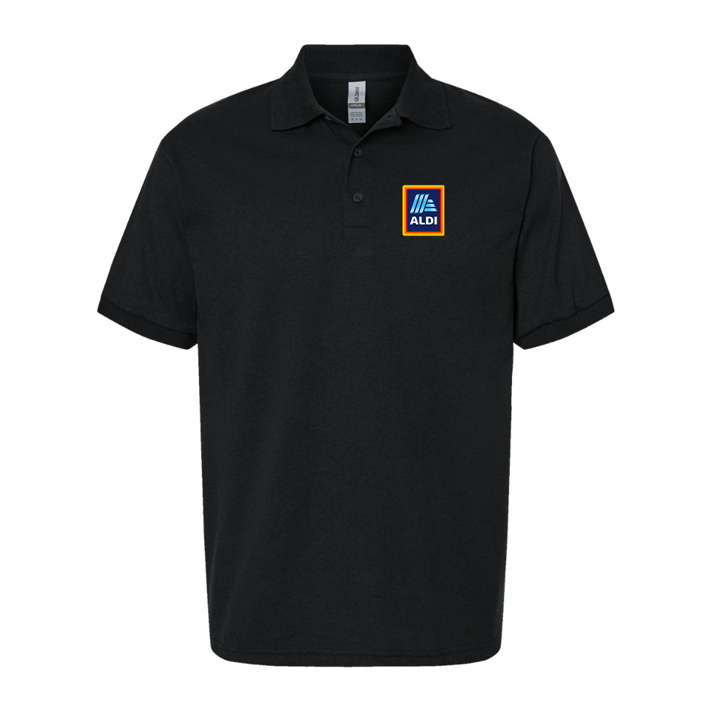 Men's Aldi Logo Gildan Dry Blend Jersey Polo