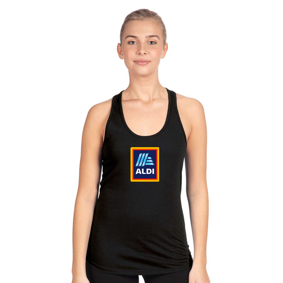 Women's Aldi Logo Next Level Ideal Racerback Tank