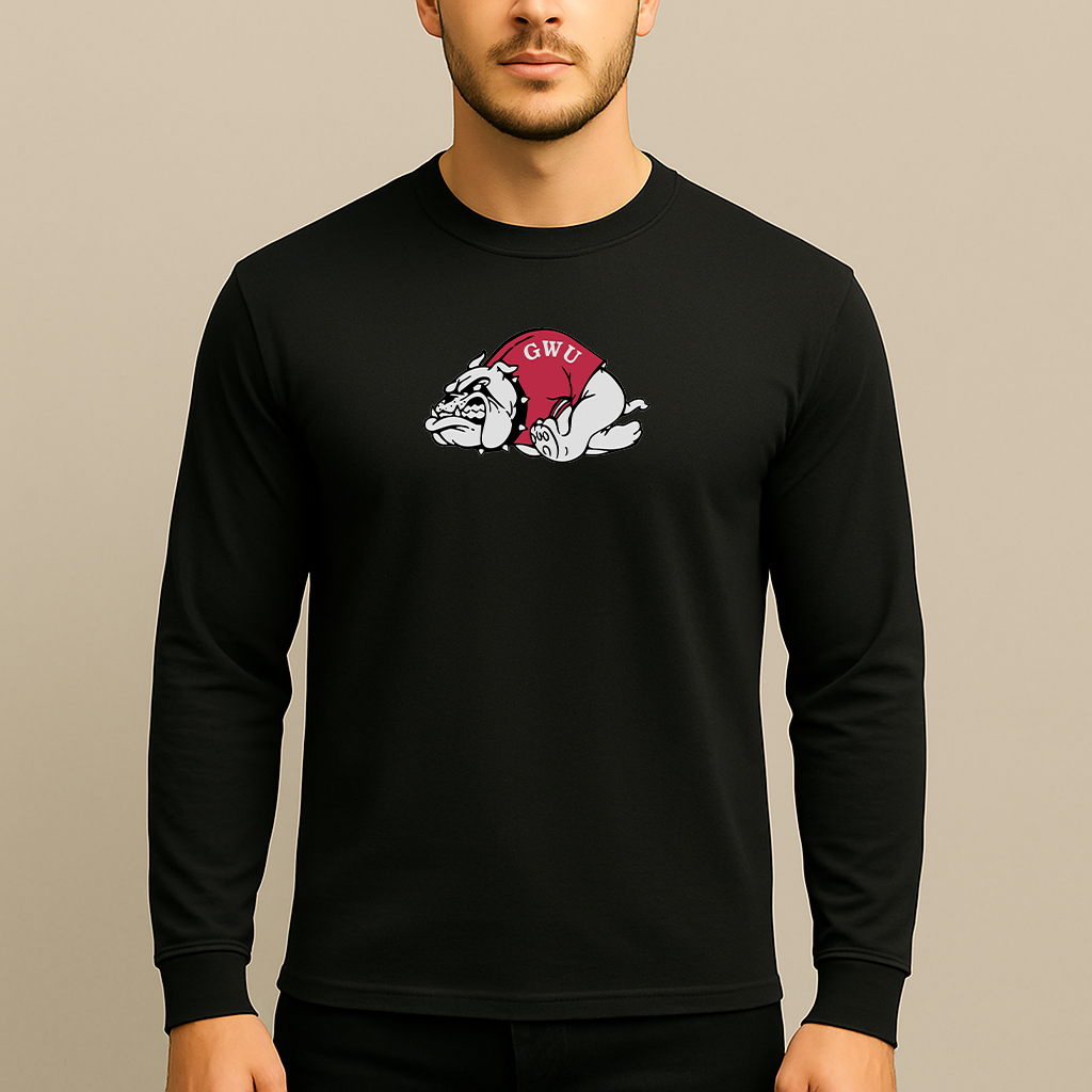 Men's Gardner Webb Bulldogs Logo Long Sleeve T-Shirt