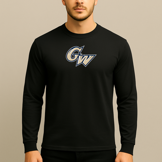 Men's George Washington Colonials Logo Long Sleeve T-Shirt