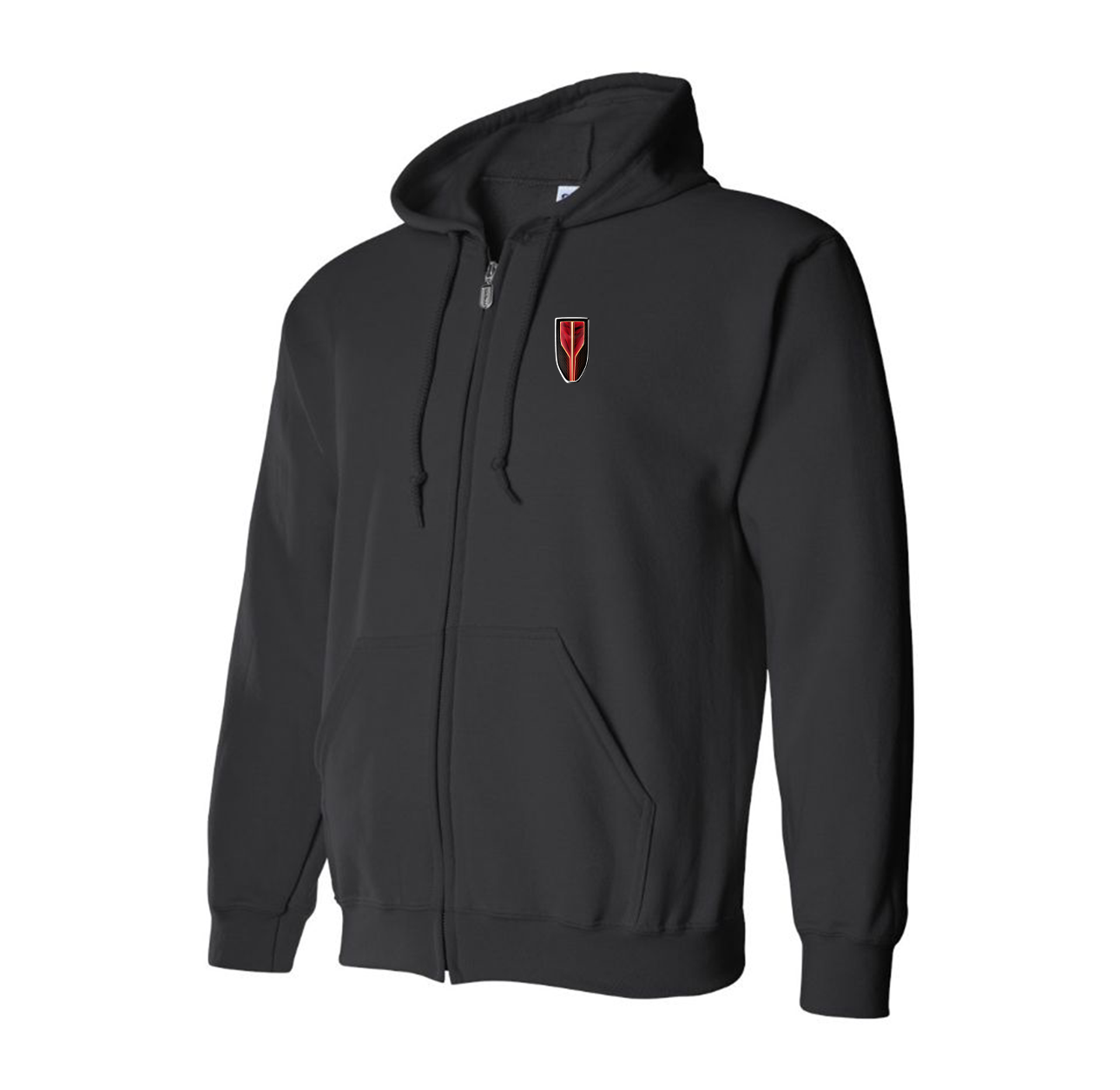 Men's Hongqi Logo Zipper Hoodie