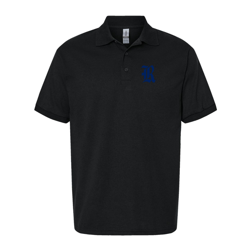 Men's Rice Owls Logo Gildan Dry Blend Jersey Polo