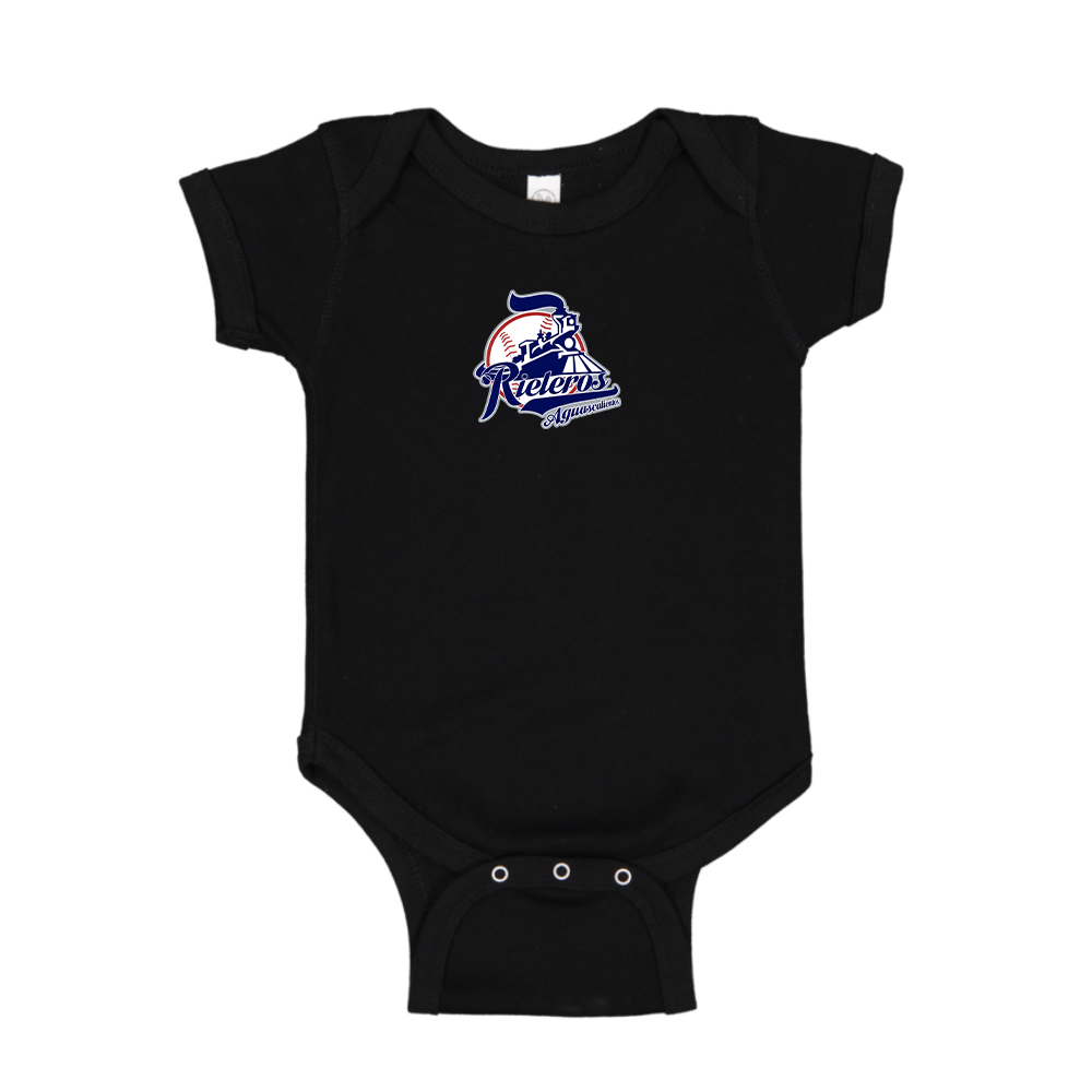 Aguascalientes Rieleros Logo Baby Romper Onesie