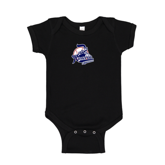 Aguascalientes Rieleros Logo Baby Romper Onesie