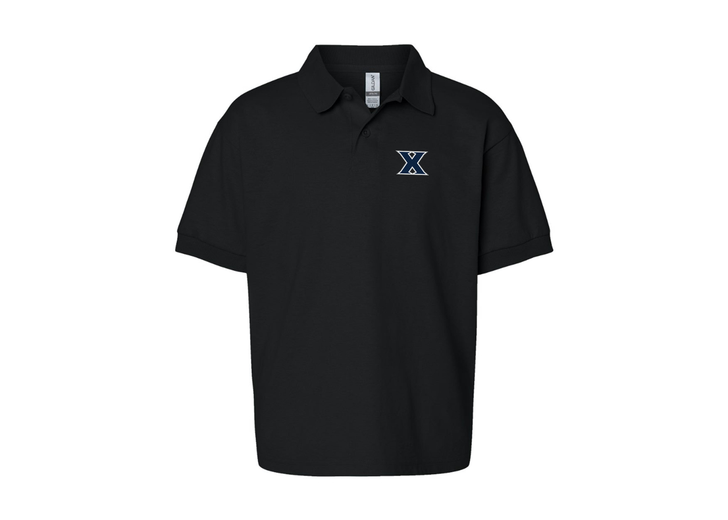 Youth Xavier Musketeers Gildan Dry Blend Jersey Polo