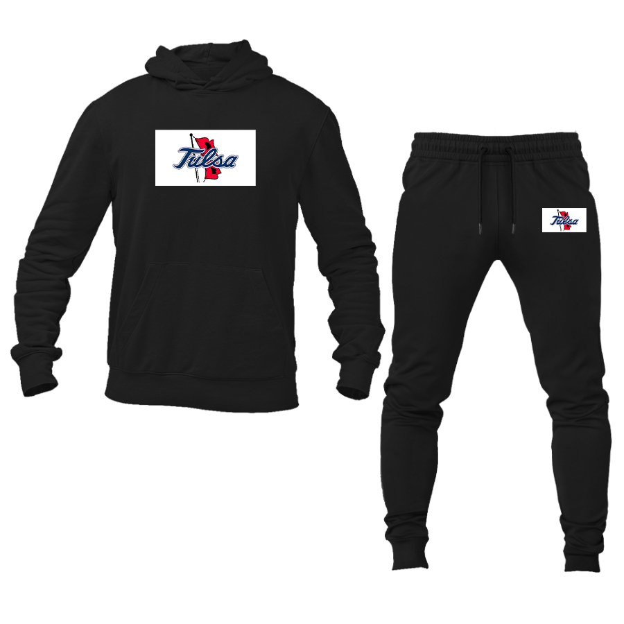 Men's Tulsa Golden Hurricane Logo Hoodie Joggers Set