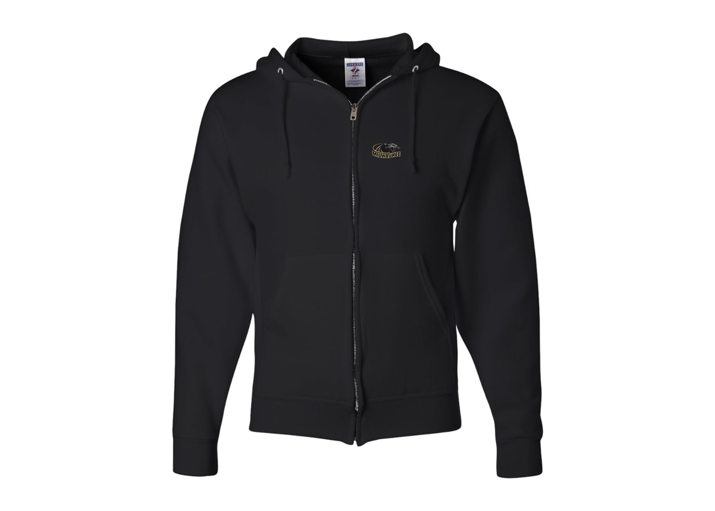 Men's Wisconsin Milwaukee Panthers JERZEES NuBlend Full-Zip Hooded Sweatshirt