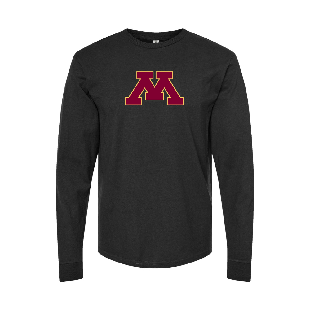 Youth Minnesota Golden Gophers Logo Cotton Long Sleeve T-Shirt
