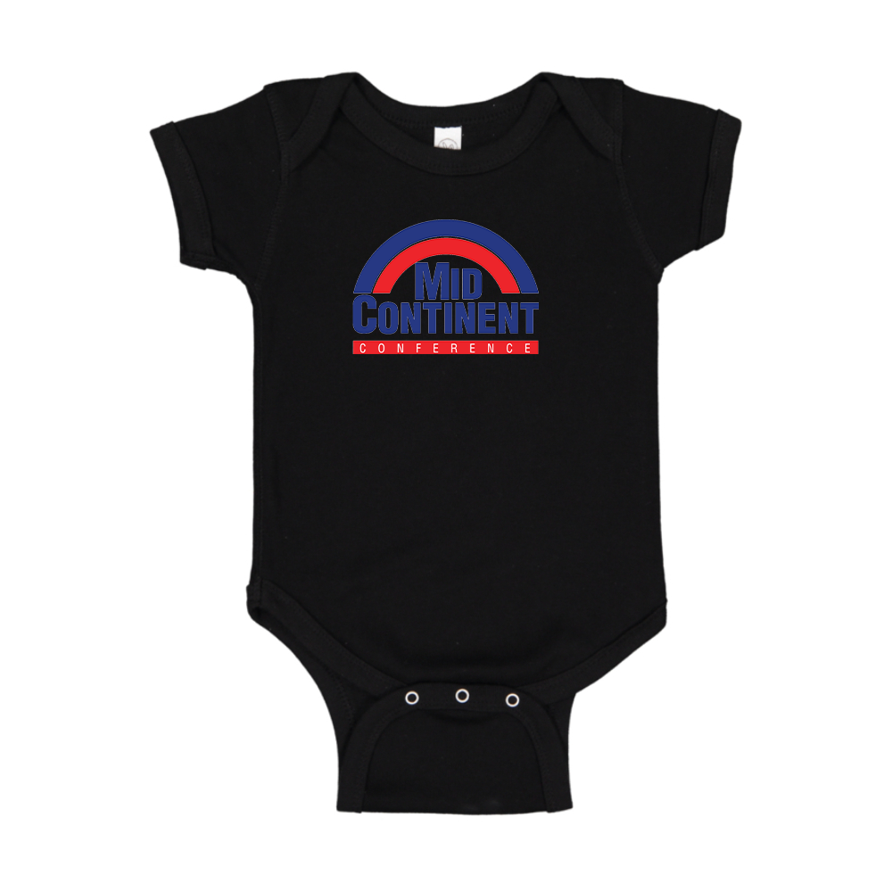 Mid Continent Conference Logo Baby Romper Onesie