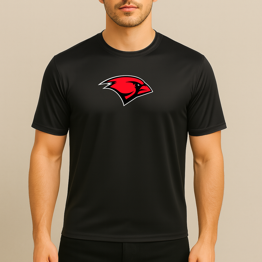 Men's Incarnate Word Cardinals Logo Polyester T-Shirt