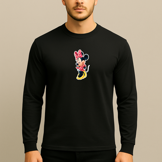 Minnie Mouse Cartoon Long Sleeve T-Shirt