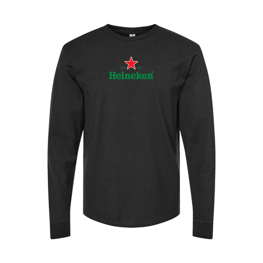 Youth Heineken Logo Cotton Long Sleeve T-Shirt