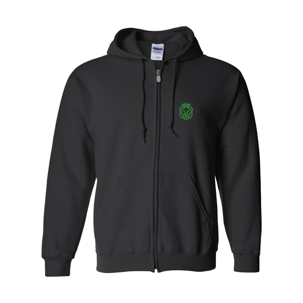 Men's Ahold Delhaize Symbol Gildan  Heavy Blend Full Zip Hooded Sweatshirt