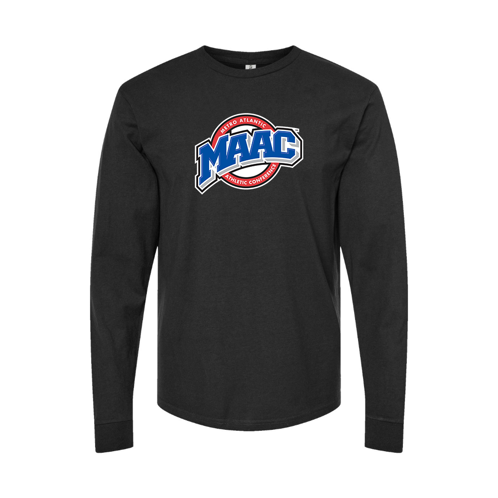 Youth Metro Atlantic Athletic Conference Logo Cotton Long Sleeve T-Shirt