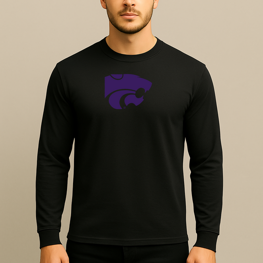 Men's Kansas State Wildcats Logo Long Sleeve T-Shirt