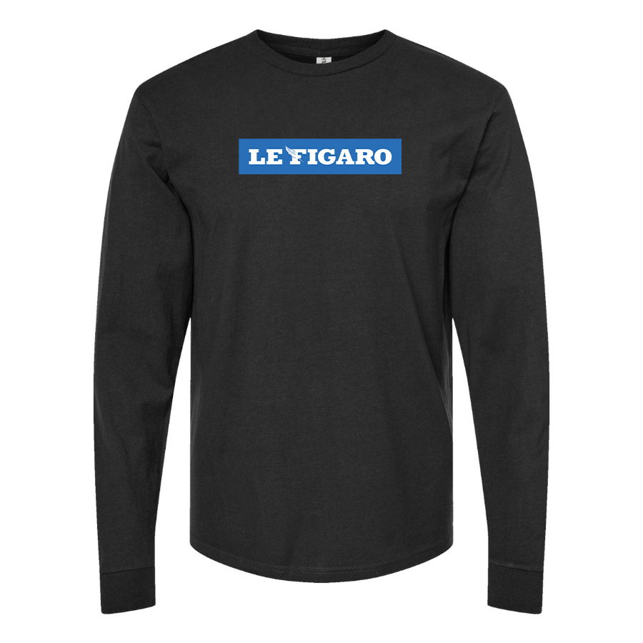 Youth Le Figaro Logo Cotton Long Sleeve T-Shirt