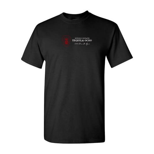 Men's Tequila Ocho Logo Cotton T-Shirt