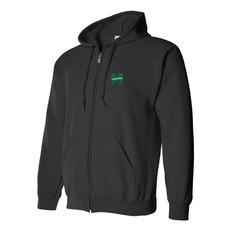 Men's Manhattan Jaspers Logo Zipper Hoodie