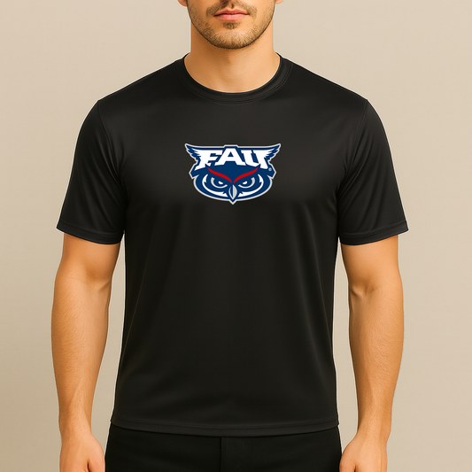 Men's Florida Atlantic Owls Logo Polyester T-Shirt