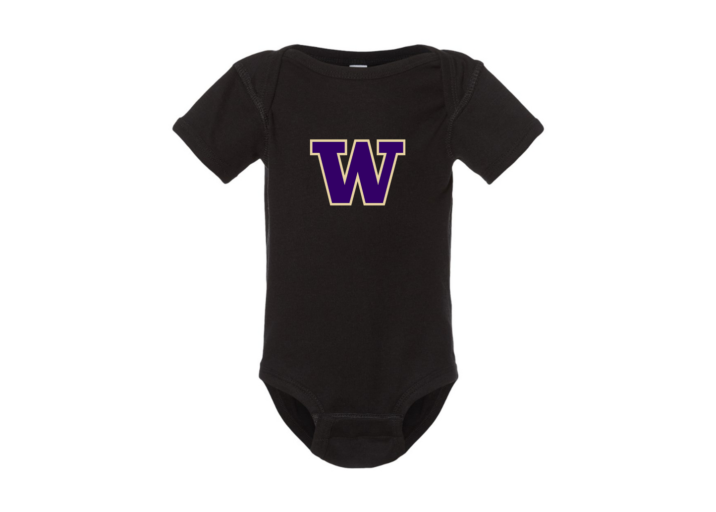 Washington Huskies Rabbit Skins Infant Baby Rib Bodysuit