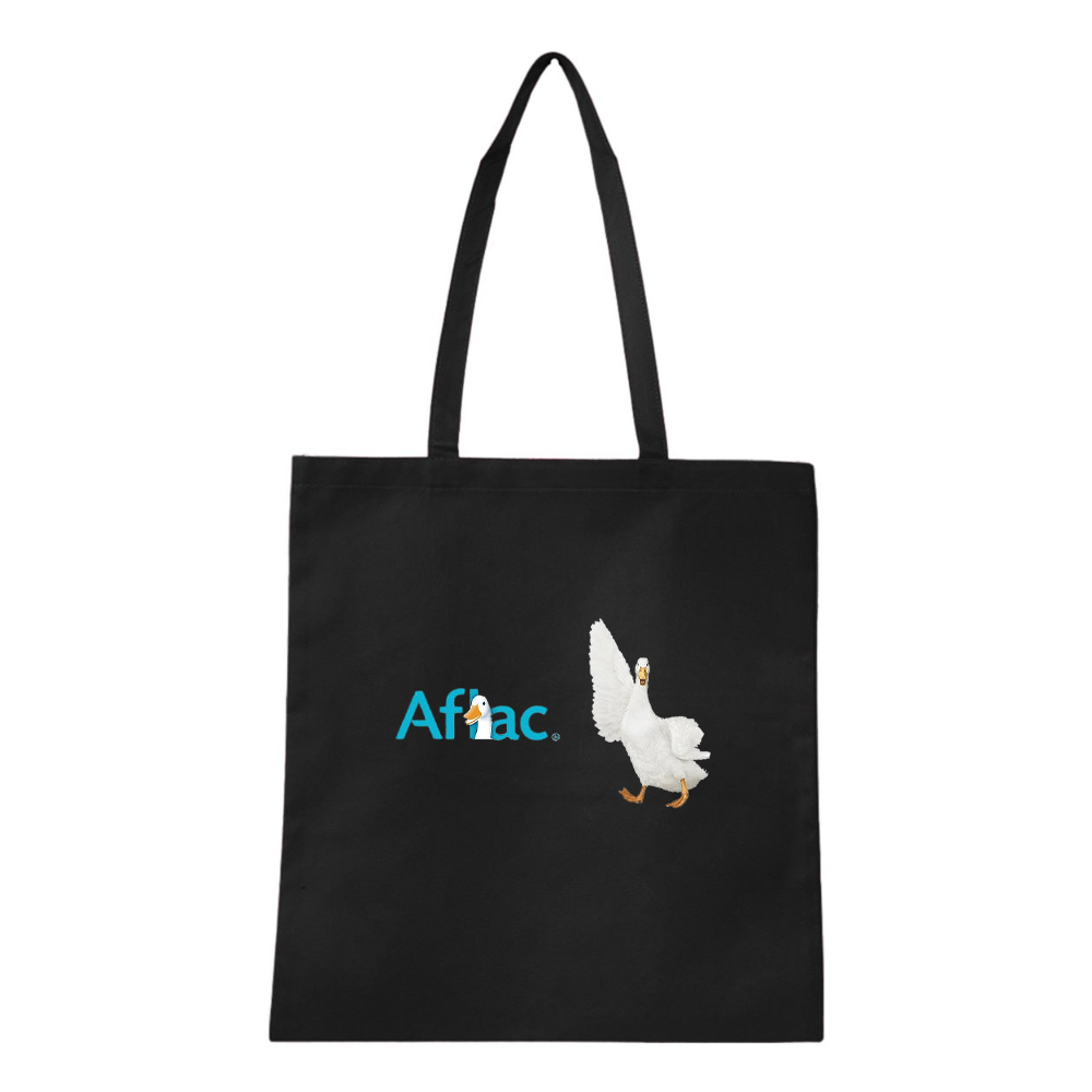 Aflac Logo and Duck Q-Tees Non-Woven  Tote