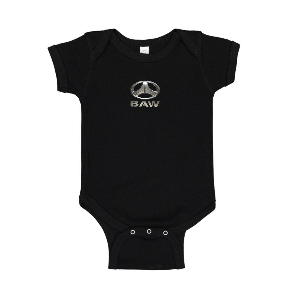 Beijing Automobile Works Logo Baby Romper Onesie