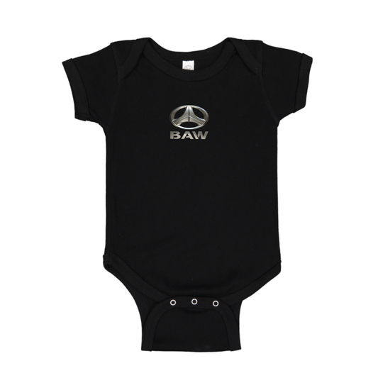 Beijing Automobile Works Logo Baby Romper Onesie