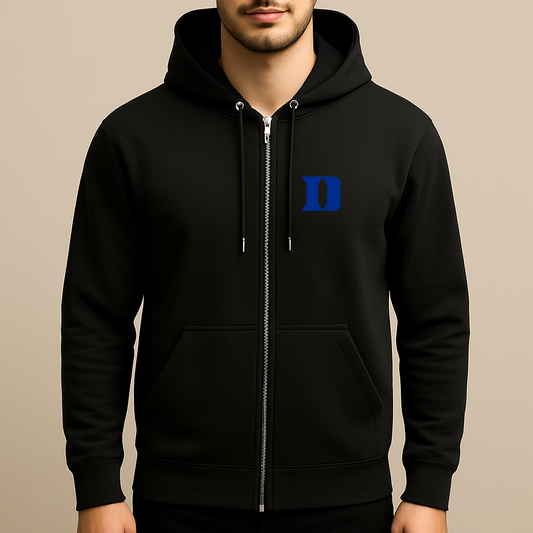 Men's Duke Blue Devils Logo Zipper Hoodie