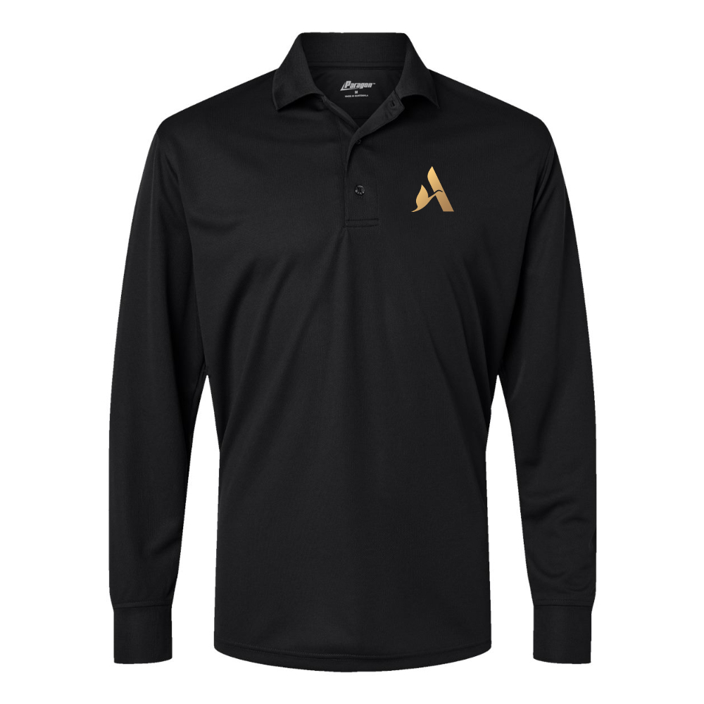 Men's Accor Golden Logo Paragon Prescott Long Sleeve Polo