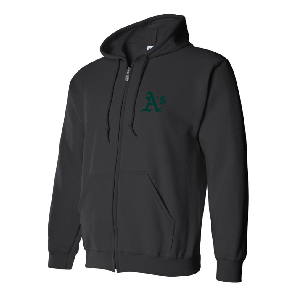 Men's Athletics Logo Zipper Hoodie