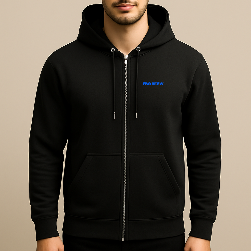 Men's Five Below Logo Zipper Hoodie