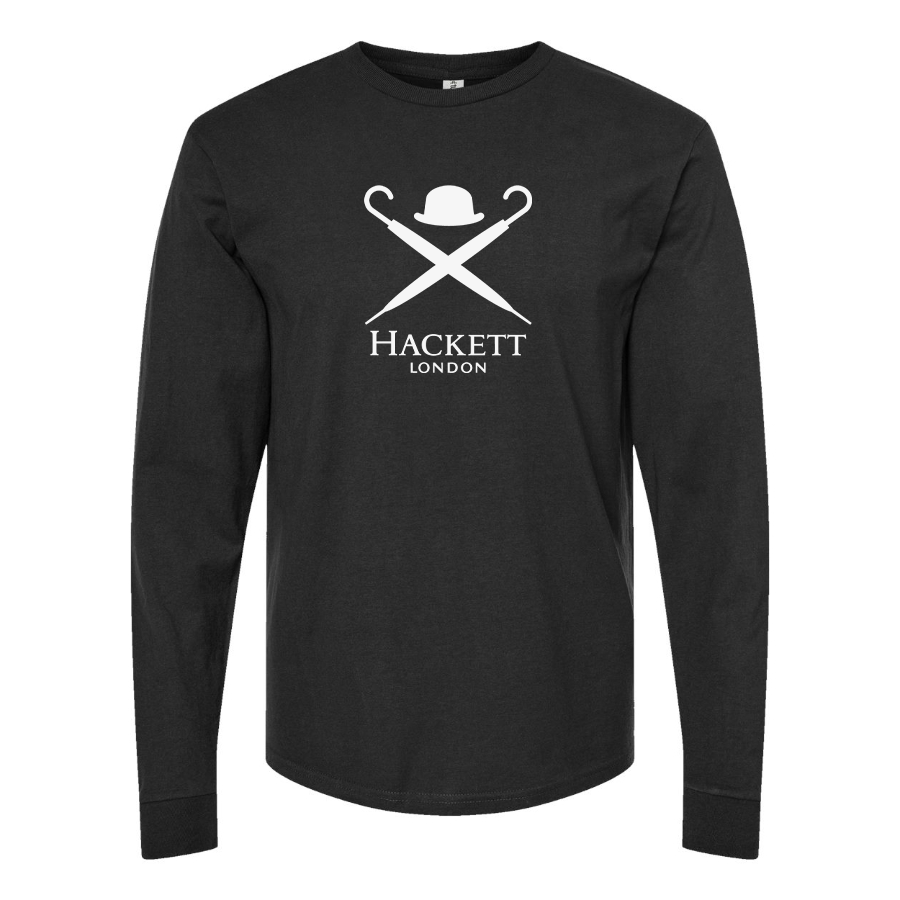 Men's Hackett London Logo Long Sleeve T-Shirt