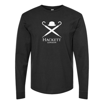 Men's Hackett London Logo Long Sleeve T-Shirt