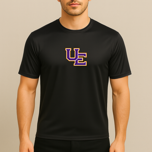 Men's Evansville Purple Aces Logo Polyester T-Shirt