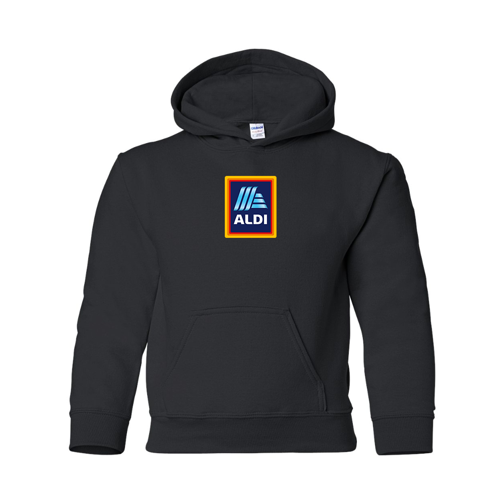 Youth Aldi Logo Gildan Heavy Blend  Hooded Sweatshirt