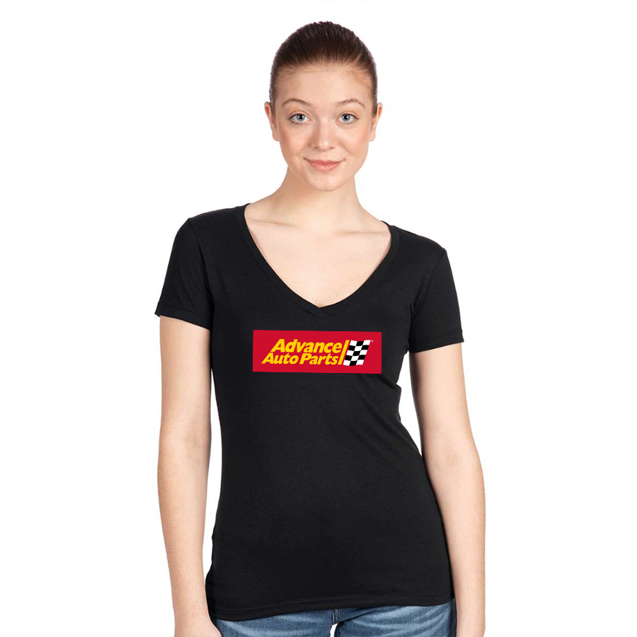 Women's Advance Auto Parts Logo Next Level V-Neck T-Shirt