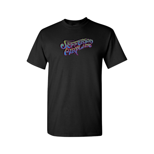 Men's Jefferson Airplane Logo Cotton T-Shirt
